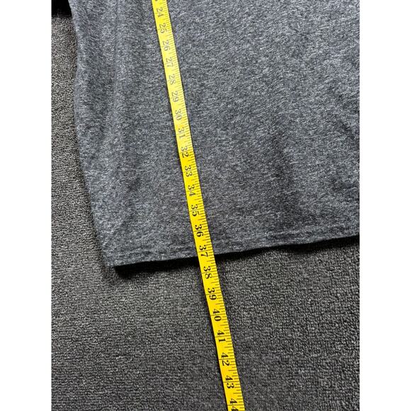 Gap Textured V-Neck Tunic Sweater Womens Size XL Gray 3/4 Sleeves Super Soft - Picture 9 of 10